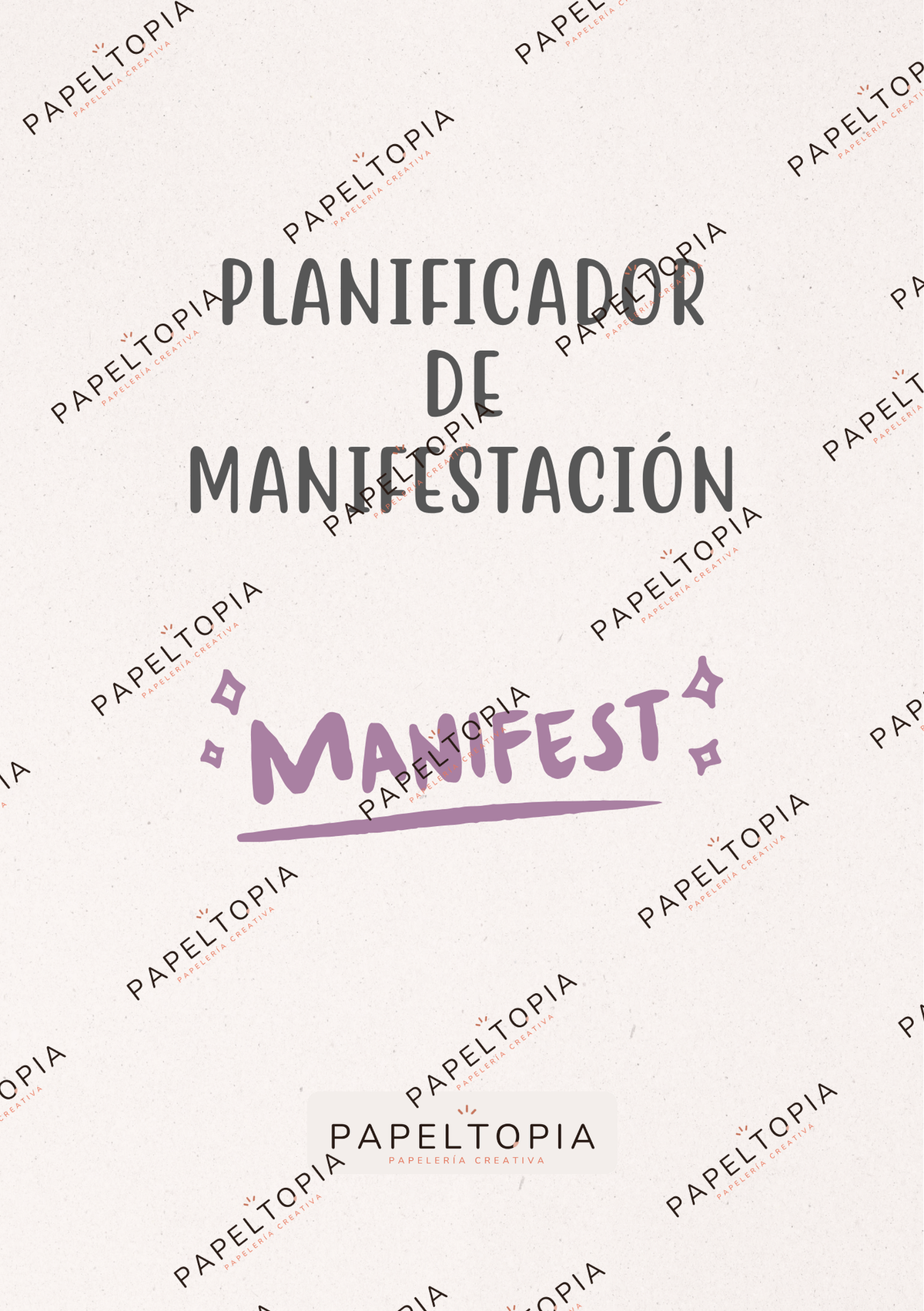 Planner de Manifestación Imprimible — PapelTopía