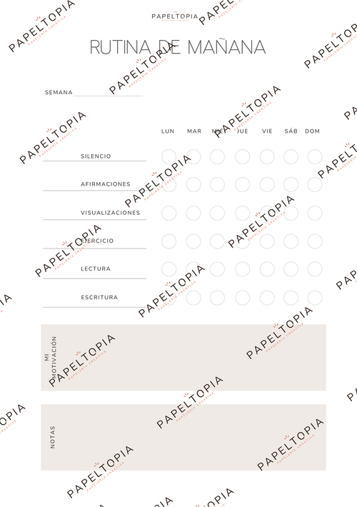 Planner de Manifestación Imprimible — PapelTopía